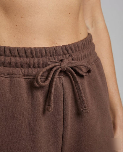 Damen Sweatshorts Elastikbund Mit Kordelzug - Norvielle