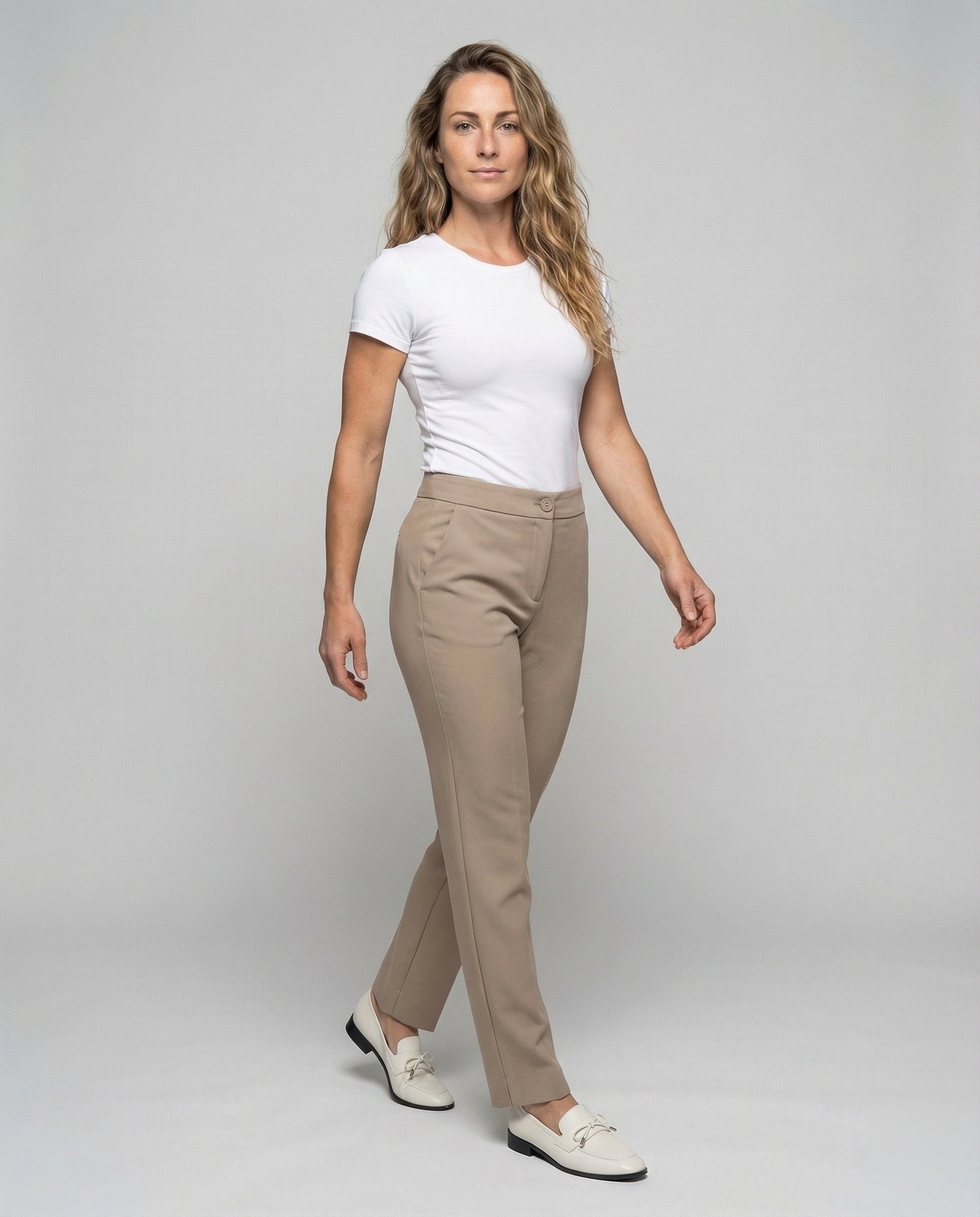 Damen Knöchelhose Stretchgewebe Formstabil - Norvielle