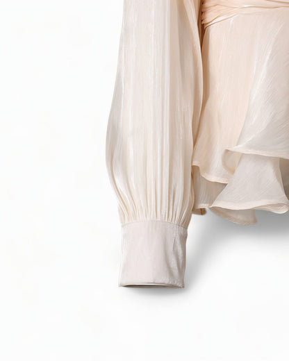 Norvielle Damen Minikleid Rüschen