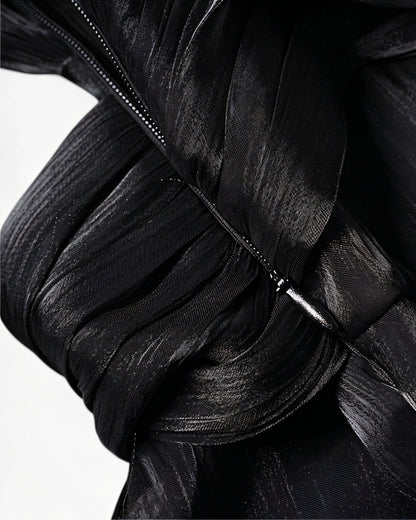 Norvielle Damen Minikleid Rüschen