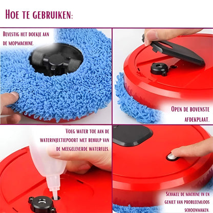 MobiSweep Staubsaugerroboter 3-in-1 Wischfunktion Selbstaufladend