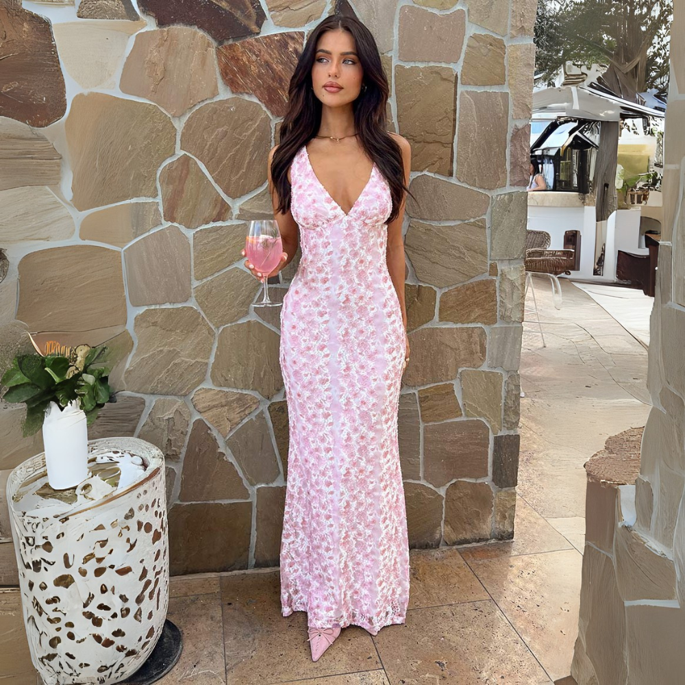Damen Maxi-Kleid Hochzeitsgast