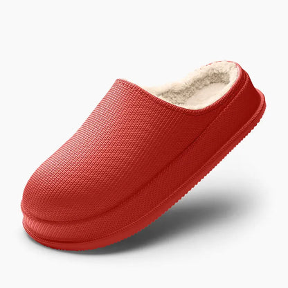 Norvielle Damen Slipper Wollfutter Warm Beige