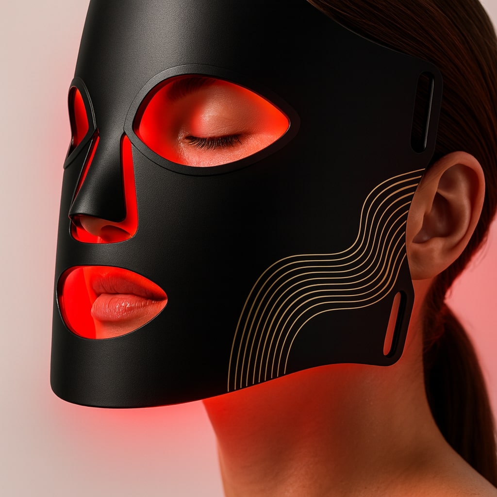 Rote LED Gesichtsmaske Hautlichttherapie - Norvielle