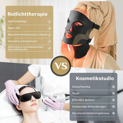 Rote LED Gesichtsmaske Hautlichttherapie