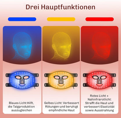 Rote LED Gesichtsmaske Hautlichttherapie