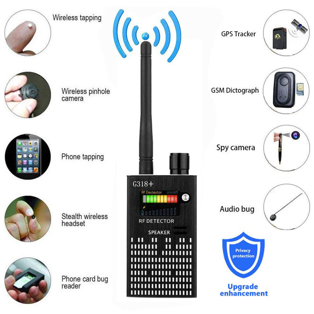 Wanzendetektor HF-Detektor für versteckte Kameras und GSM-GPS-Geräte