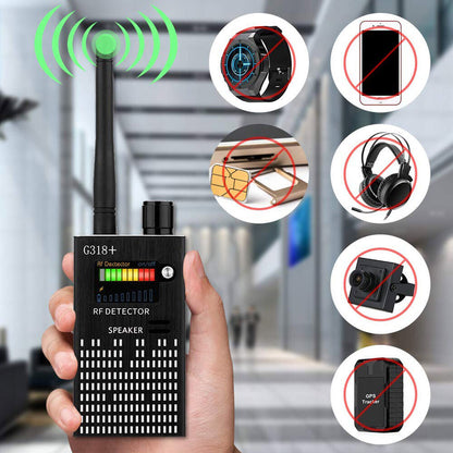 Wanzendetektor HF-Detektor für versteckte Kameras und GSM-GPS-Geräte - Norvielle