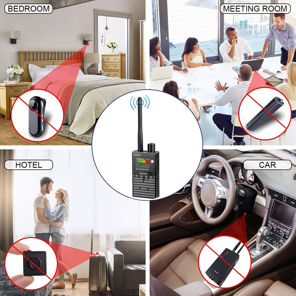 Wanzendetektor HF-Detektor für versteckte Kameras und GSM-GPS-Geräte