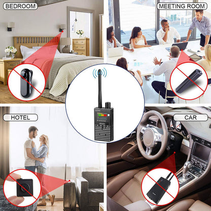 Wanzendetektor HF-Detektor für versteckte Kameras und GSM-GPS-Geräte