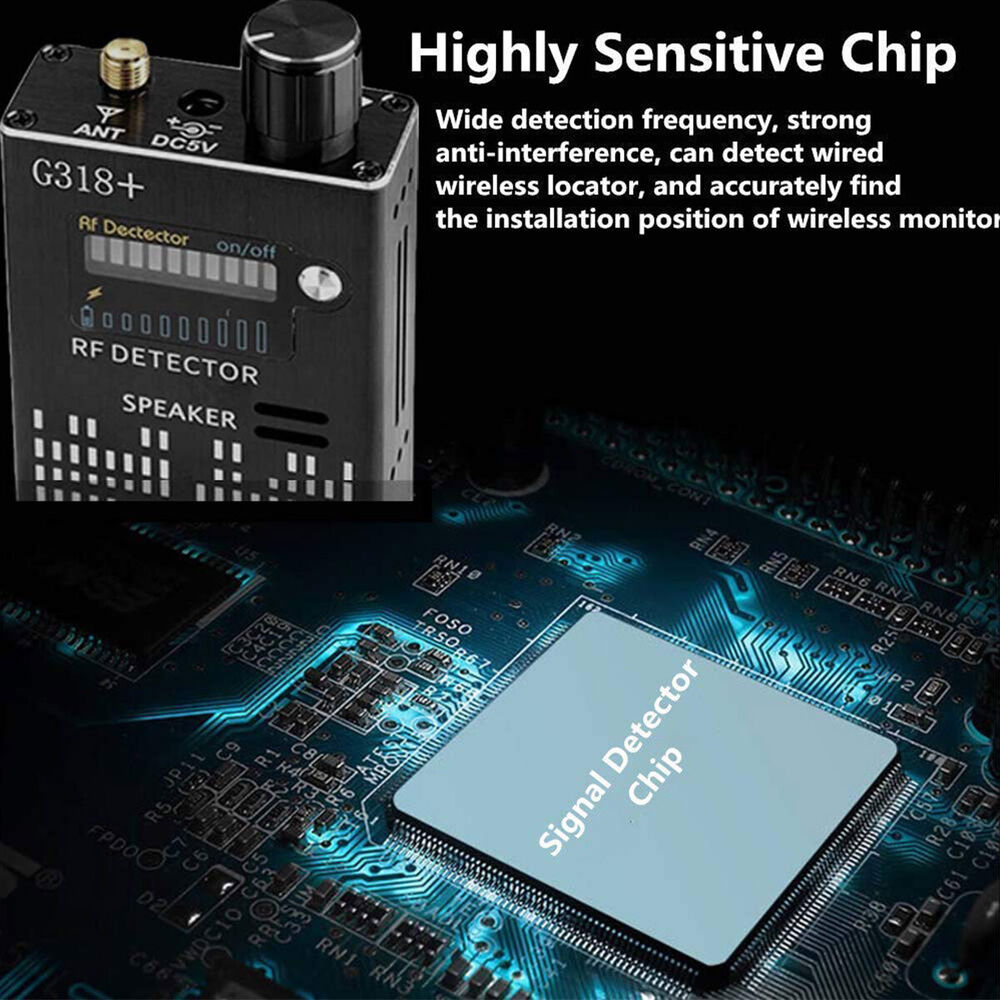 Wanzendetektor HF-Detektor für versteckte Kameras und GSM-GPS-Geräte