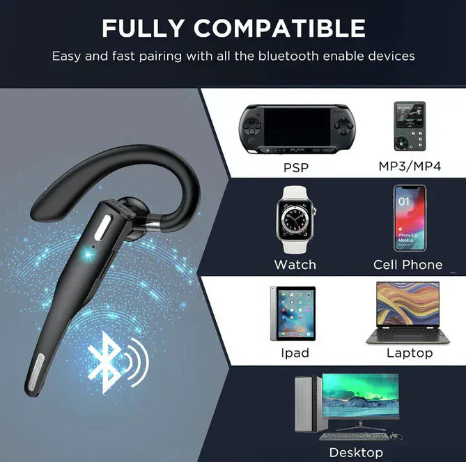 Trucker Bluetooth 5.1 Kopfhörer mit Doppel-Mikrofon und
