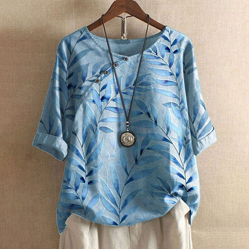 Damen Blumenbluse Norvielle - Norvielle