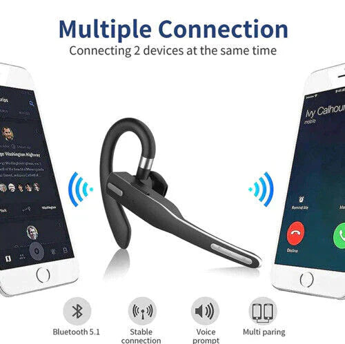Trucker Bluetooth 5.1 Kopfhörer mit Doppel-Mikrofon und