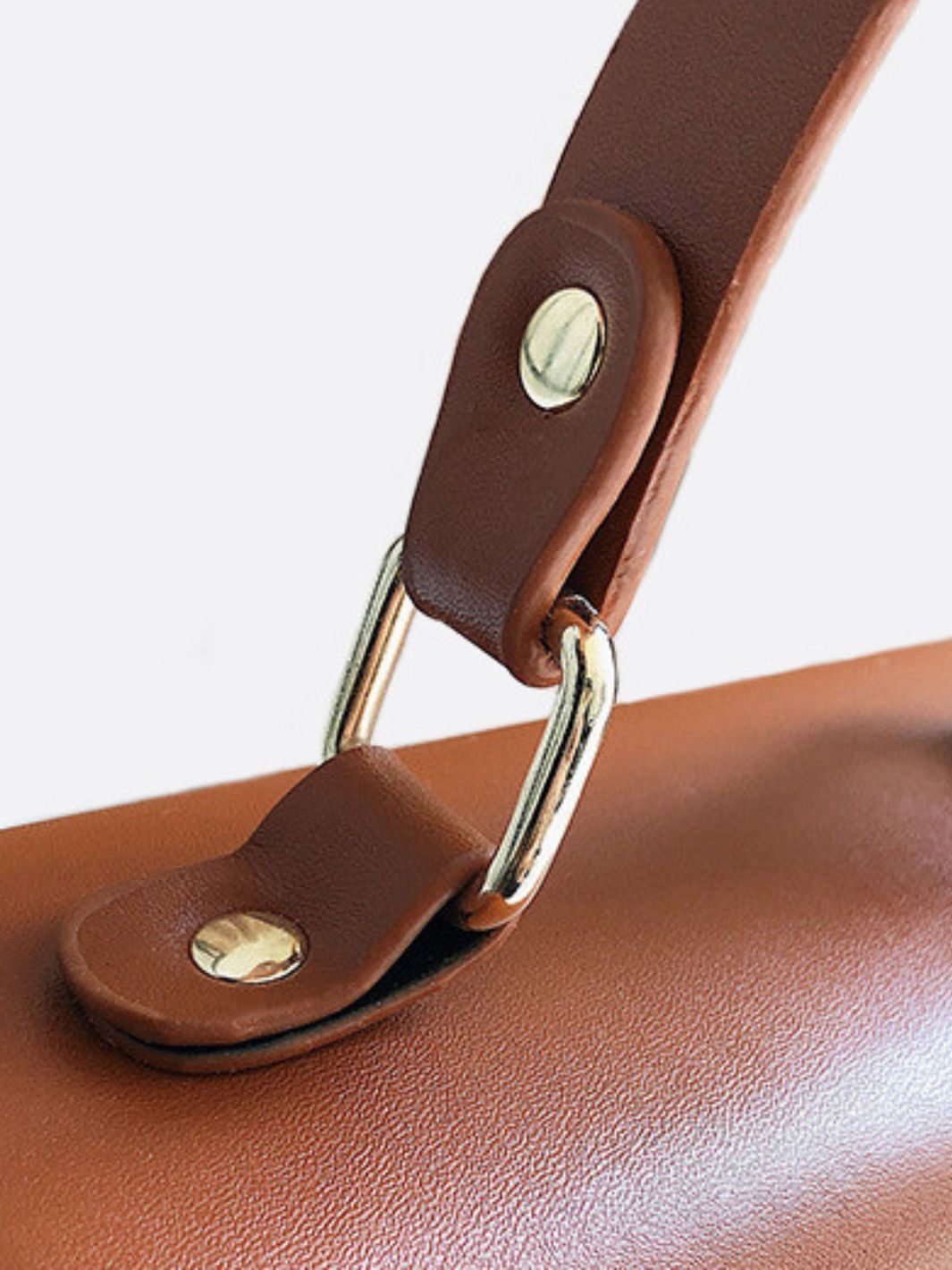 Damen Strohtasche Kunstleder Klappe