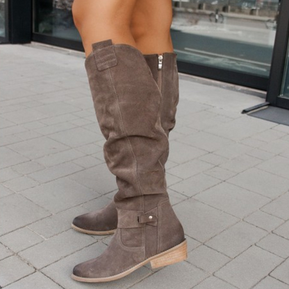 Norvielle Damen Modestiefel Rutschfeste Sohle