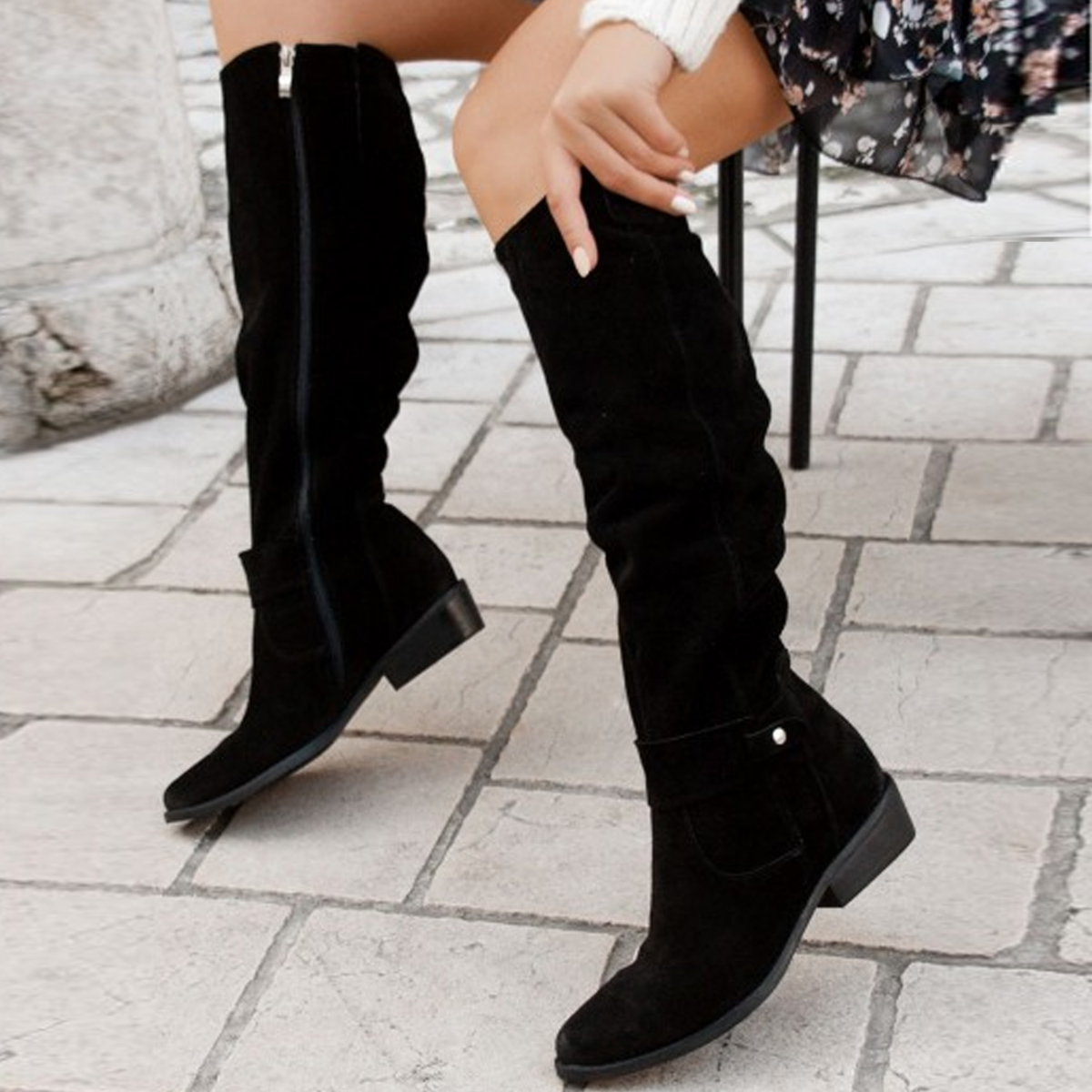 Norvielle Damen Modestiefel Rutschfeste Sohle