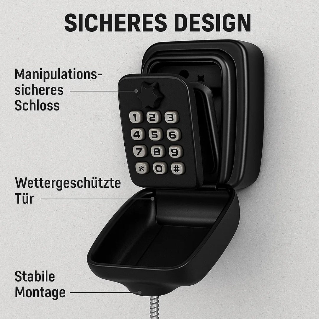 Schlüsselsafe Outdoor Metall Codierschloss