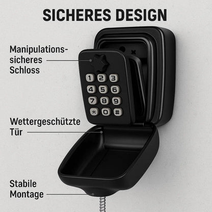 Schlüsselsafe Outdoor Metall Codierschloss