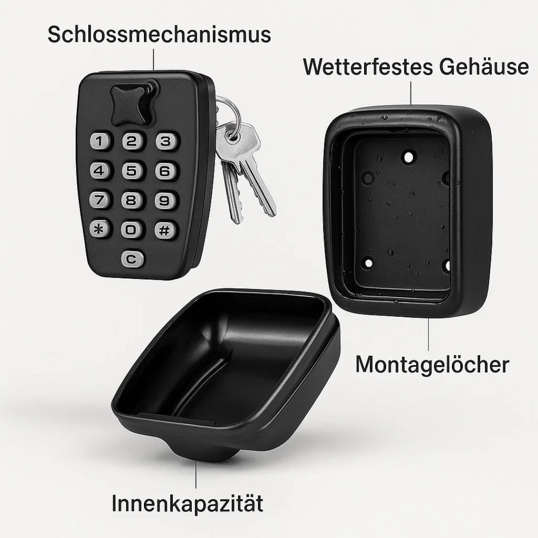 Schlüsselsafe Outdoor Metall Codierschloss