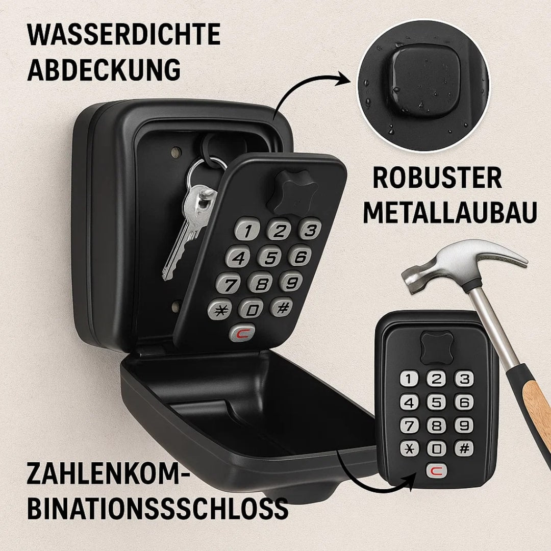 Schlüsselsafe Outdoor Metall Codierschloss