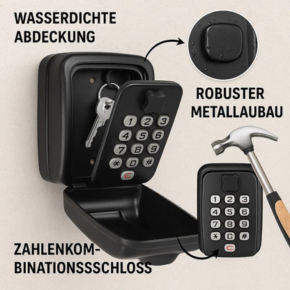 Schlüsselsafe Outdoor Metall Codierschloss