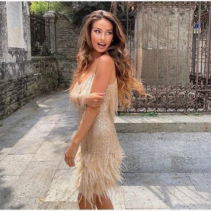 Norvielle Damen Cocktailkleid