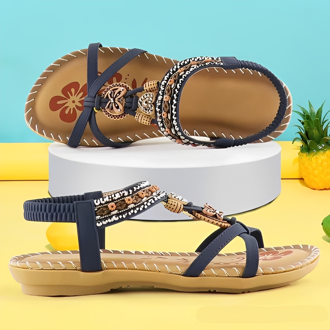 Damen Sandalen Sommer Trend Farbe Weiß