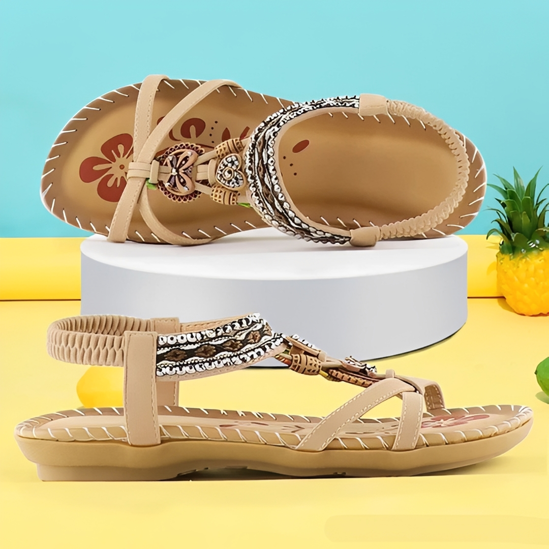 Damen Sandalen Sommer Trend Farbe Weiß