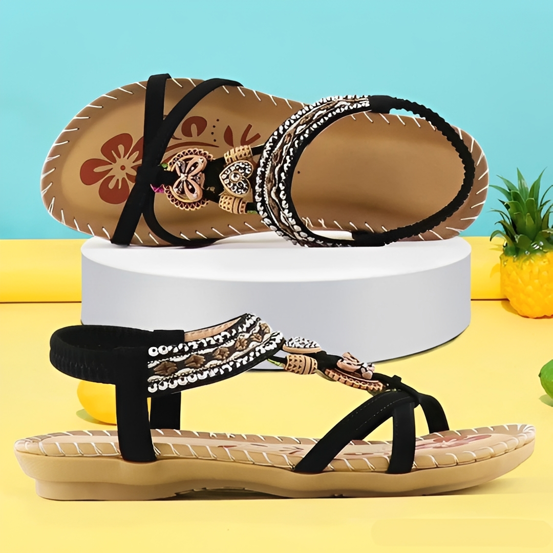Damen Sandalen Sommer Trend Farbe Weiß