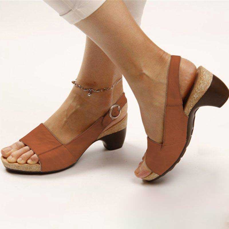Damen Orthopädische Sandalen Absatz - Norvielle