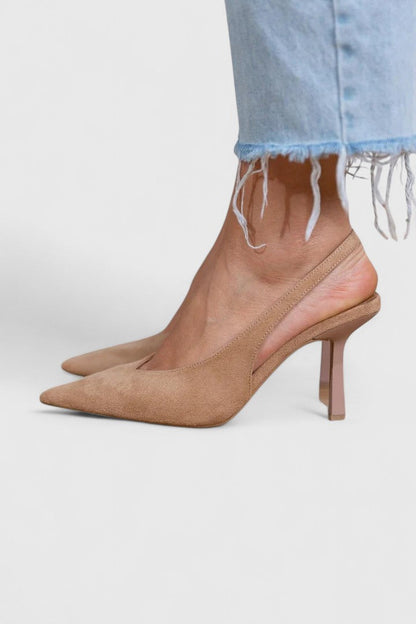 Damen Elegante Pumps Spitze Spitze Toe Schuhe