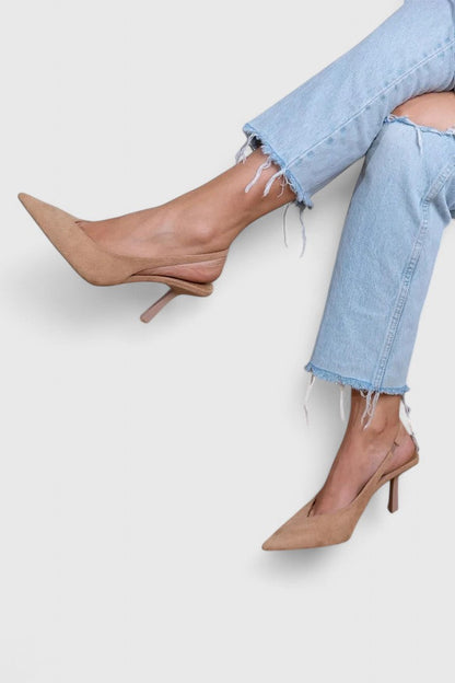 Damen Elegante Pumps Spitze Spitze Toe Schuhe