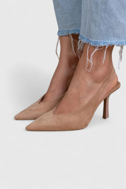 Damen Elegante Pumps Spitze Spitze Toe Schuhe