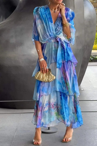 Sarina Damen Langkleid Vielfältige Farben - Norvielle