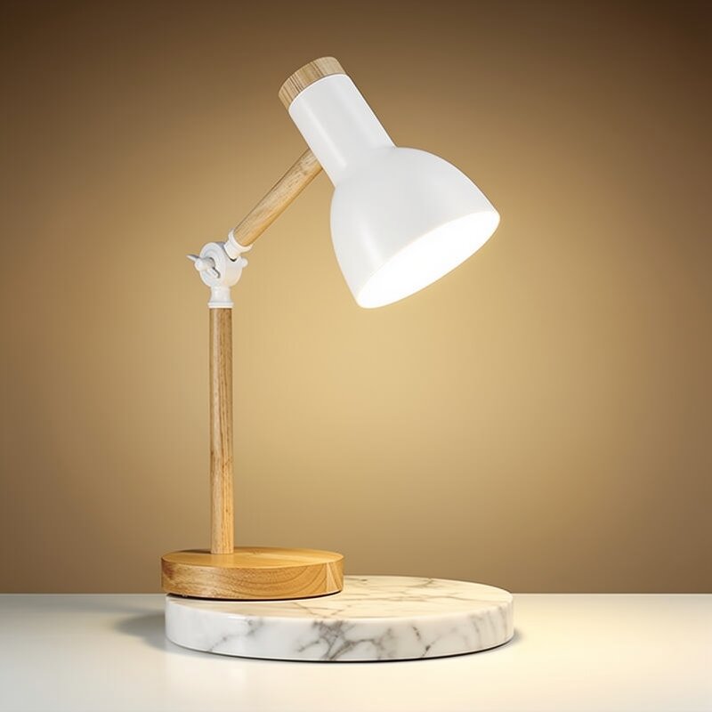 Holz Schreibtischlampe Tischlampe aus Holz