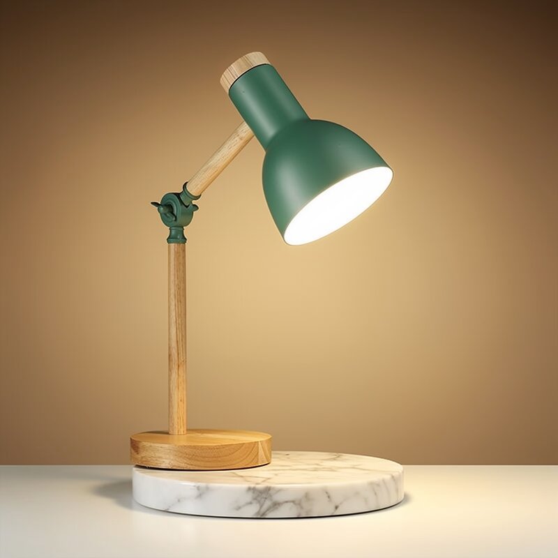 Holz Schreibtischlampe Tischlampe aus Holz