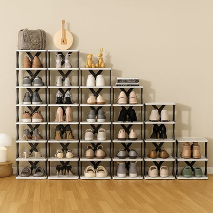 Schuhregal Hoch Schmal Metall Platzsparend