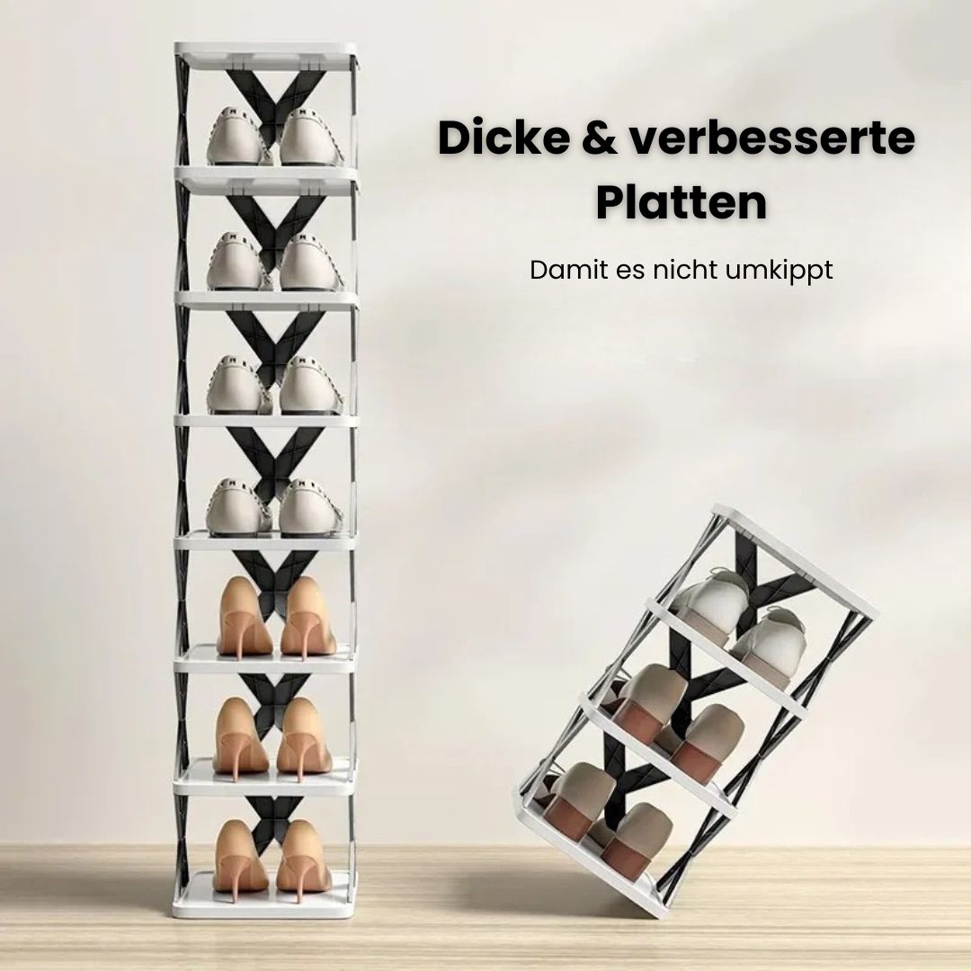 Schuhregal Hoch Schmal Metall Platzsparend