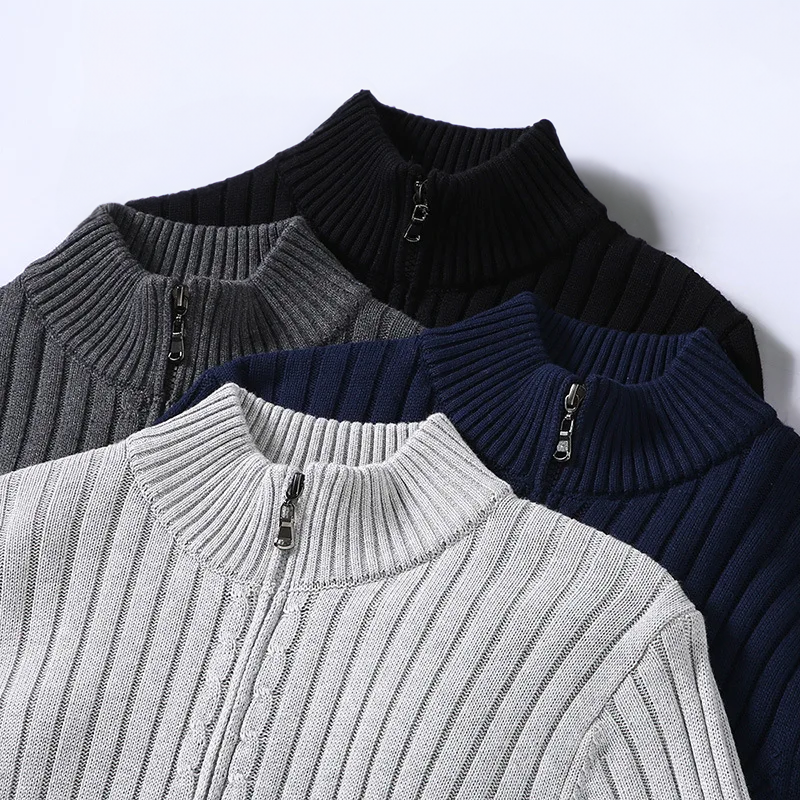 Norvielle Herren Merino Rollkragenpullover