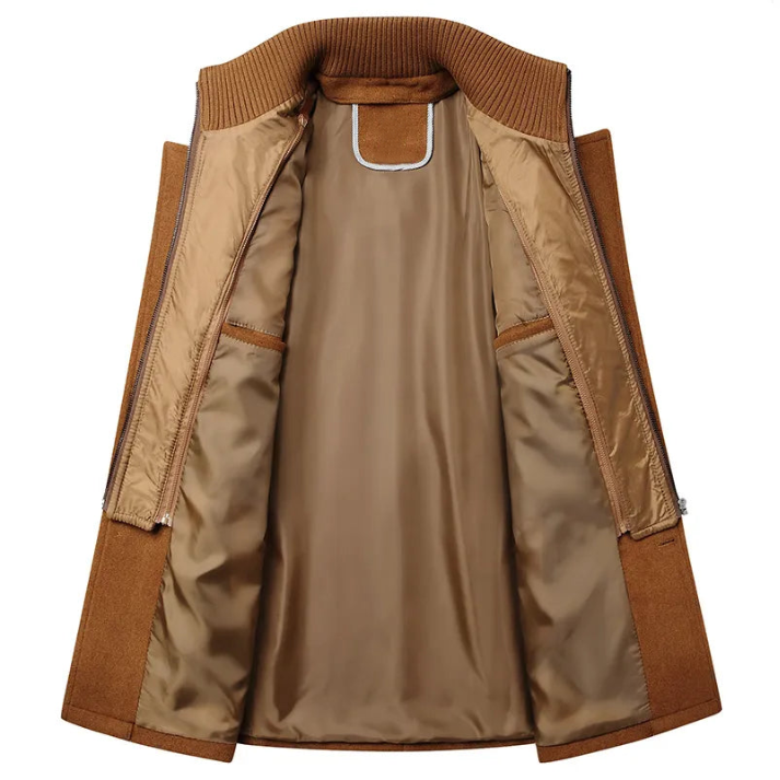 Norvielle Herren Wollmantel Trend