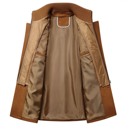 Norvielle Herren Wollmantel Trend