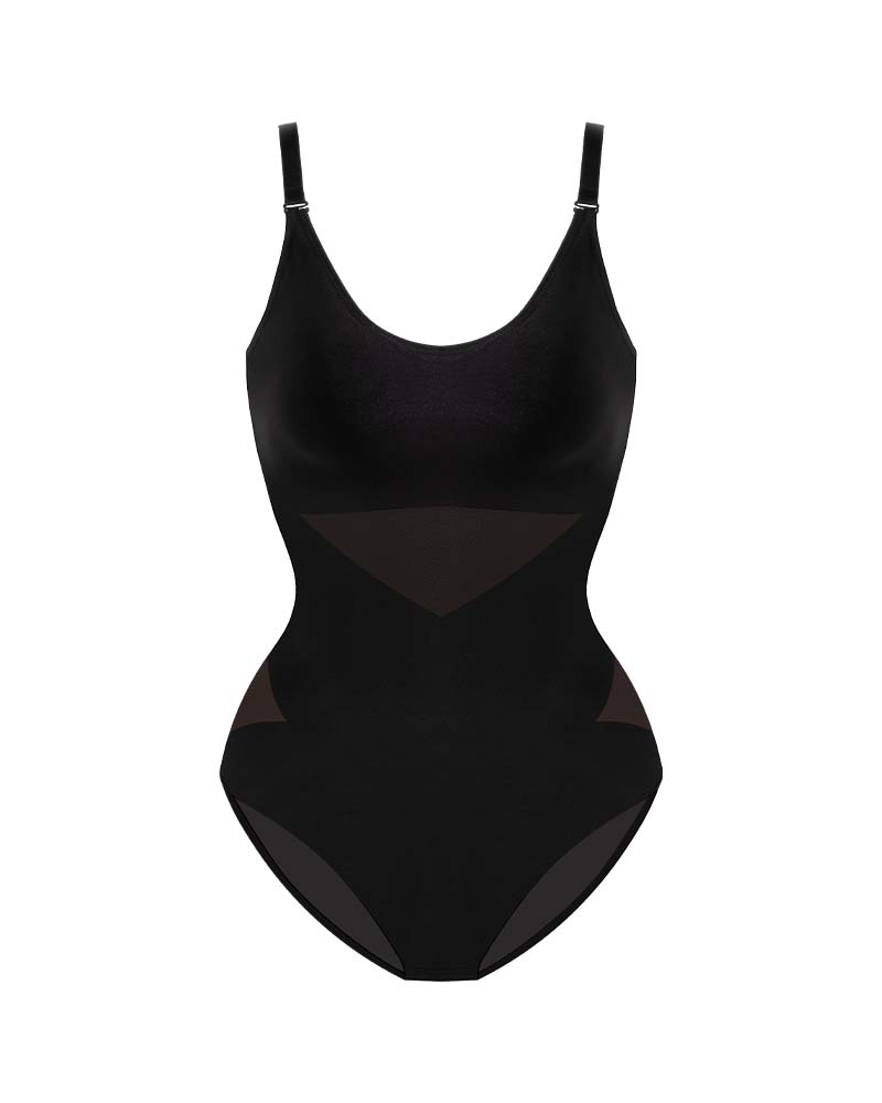 Damen Mesh Body Oberkörperformend