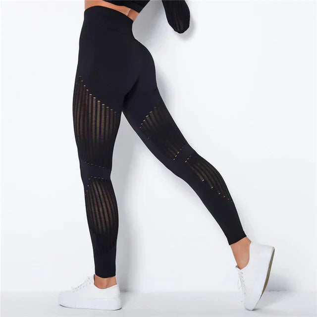 Damen Hochtaillierte Leggings Sportbekleidung - Eveloria