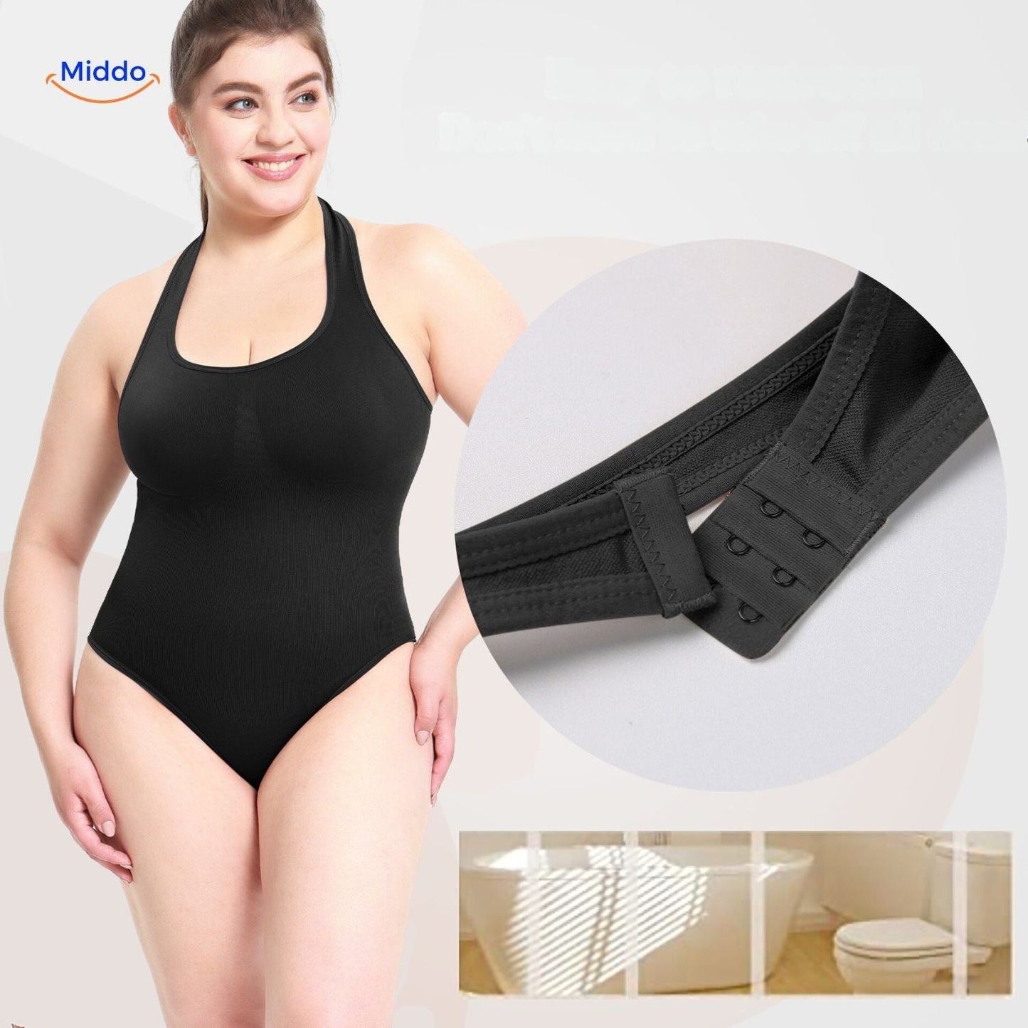Damen Shapewear Bodysuit Formend Stützend
