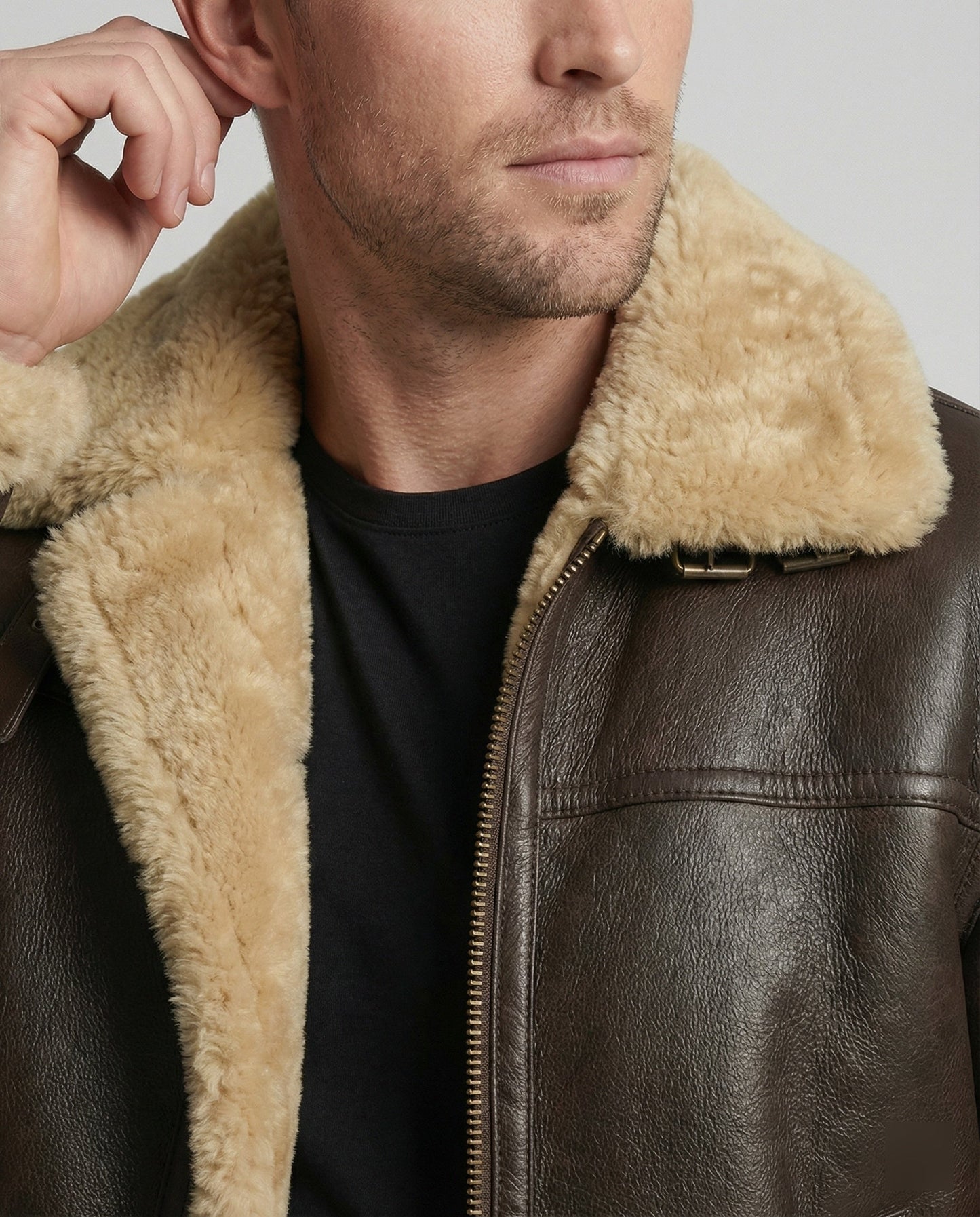 Lammfell Bomberjacke Weich