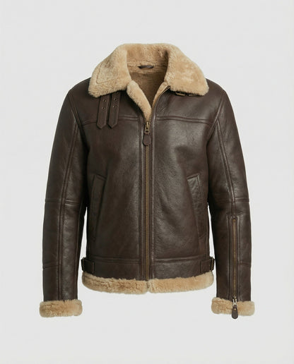 Lammfell Pilotenjacke