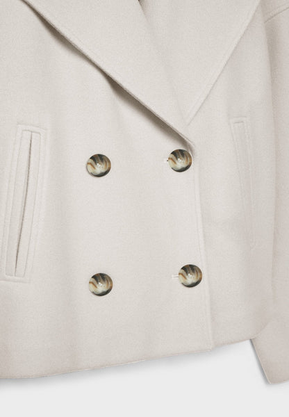 Damen Kurzjacke Elegantes Doppelknopf-Modell