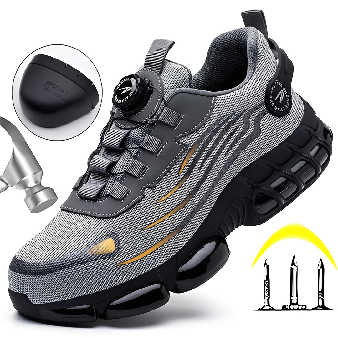 Herren Komfortschuhe Leder Schwarz - Norvielle