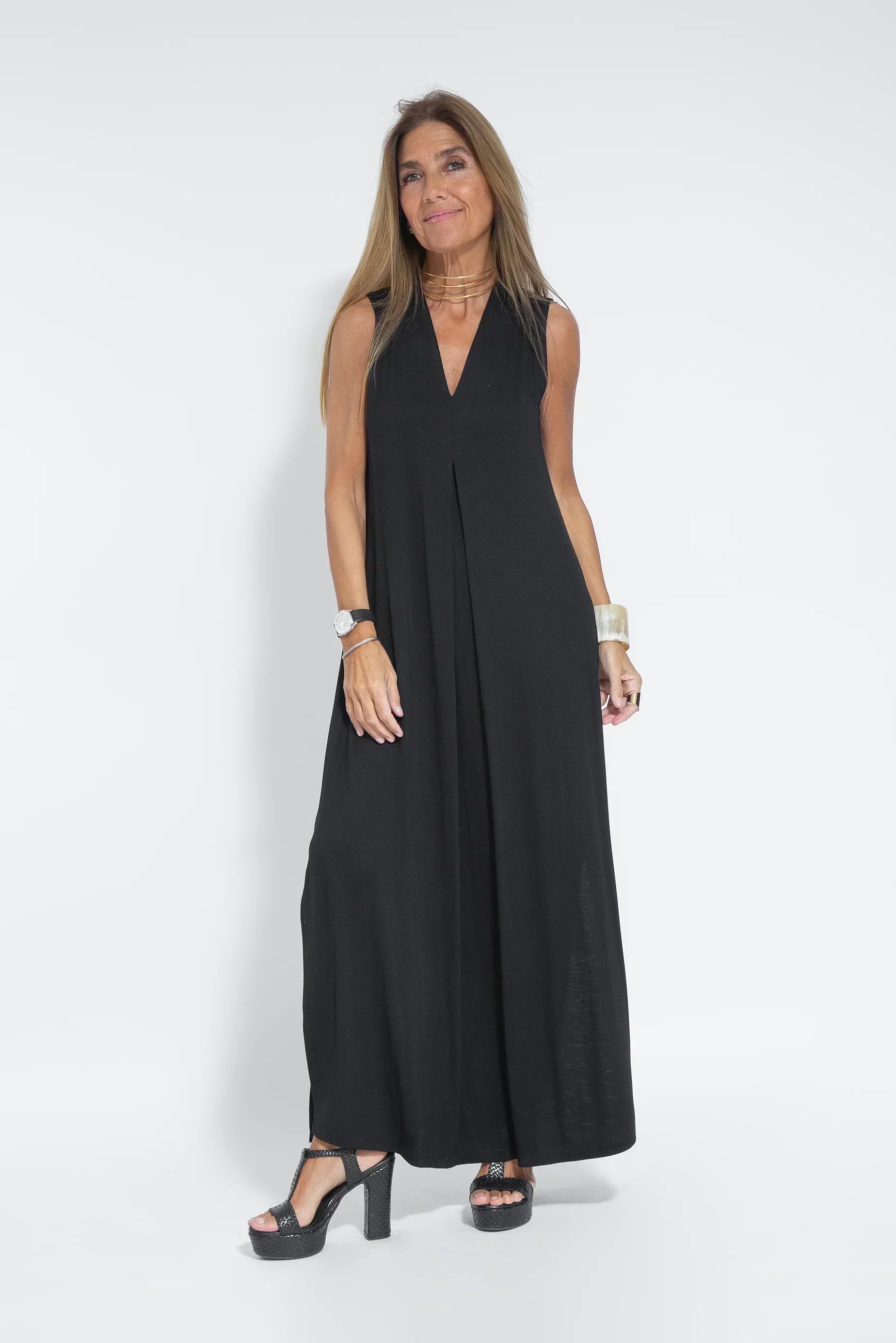 Norvielle Damen Schlankmachendes Kleid - Norvielle